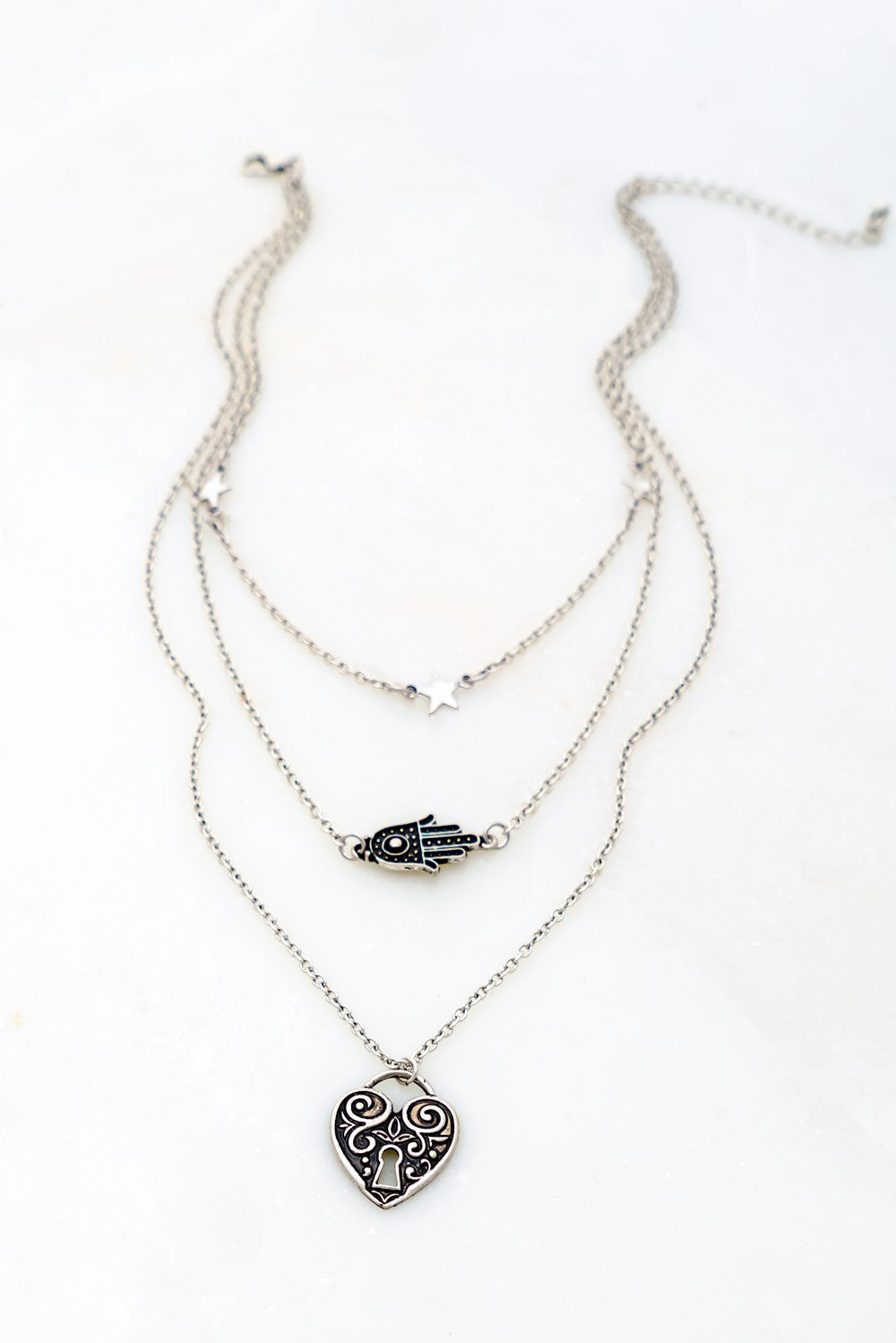 Heart, Hamsa Charm