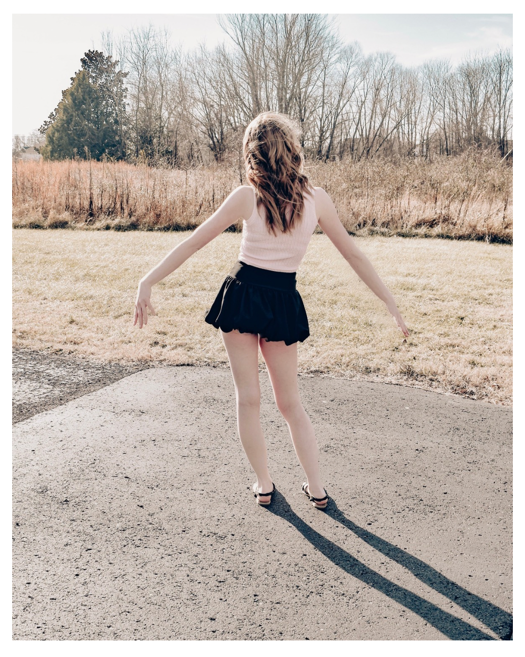 Golly Dolly Skort Black