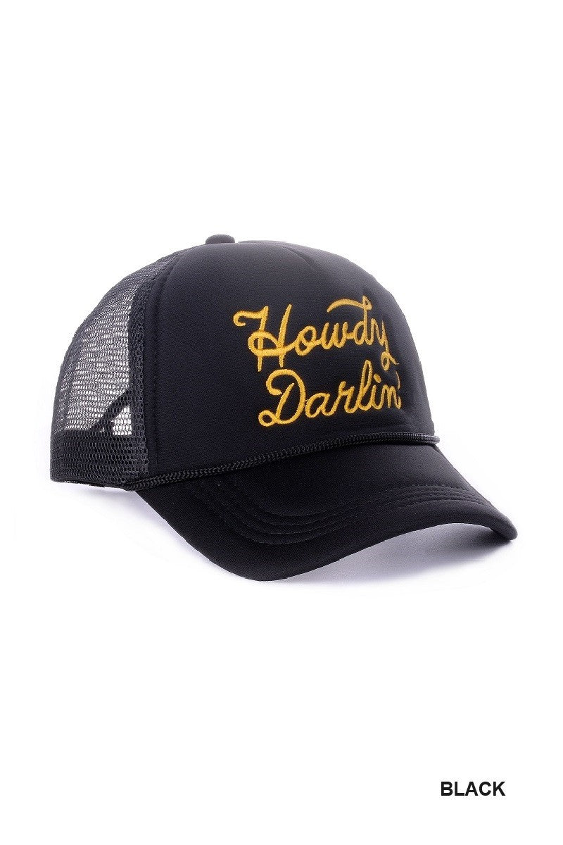 Howdy Darlin Mesh Trucker Cap