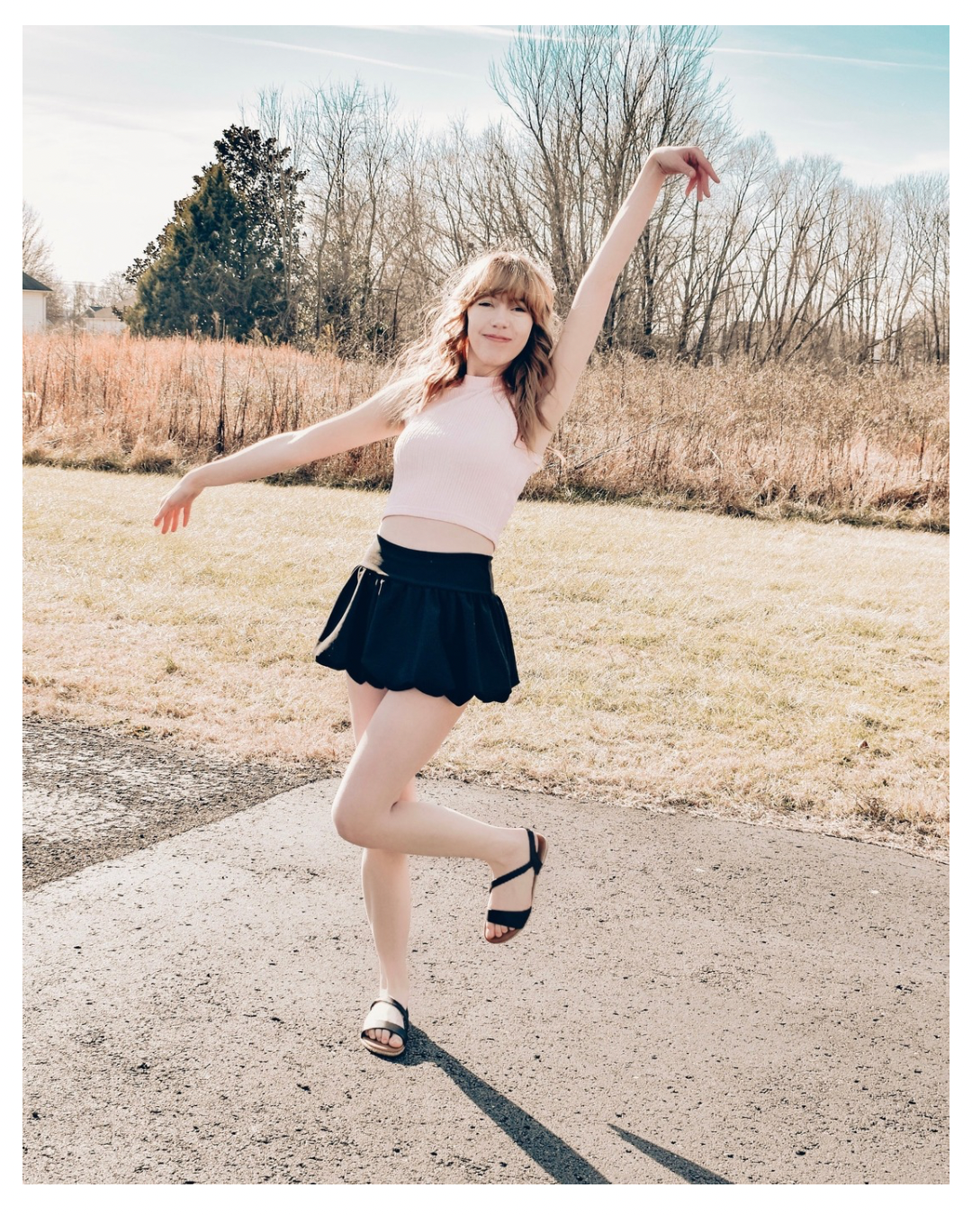 Golly Dolly Skort Black