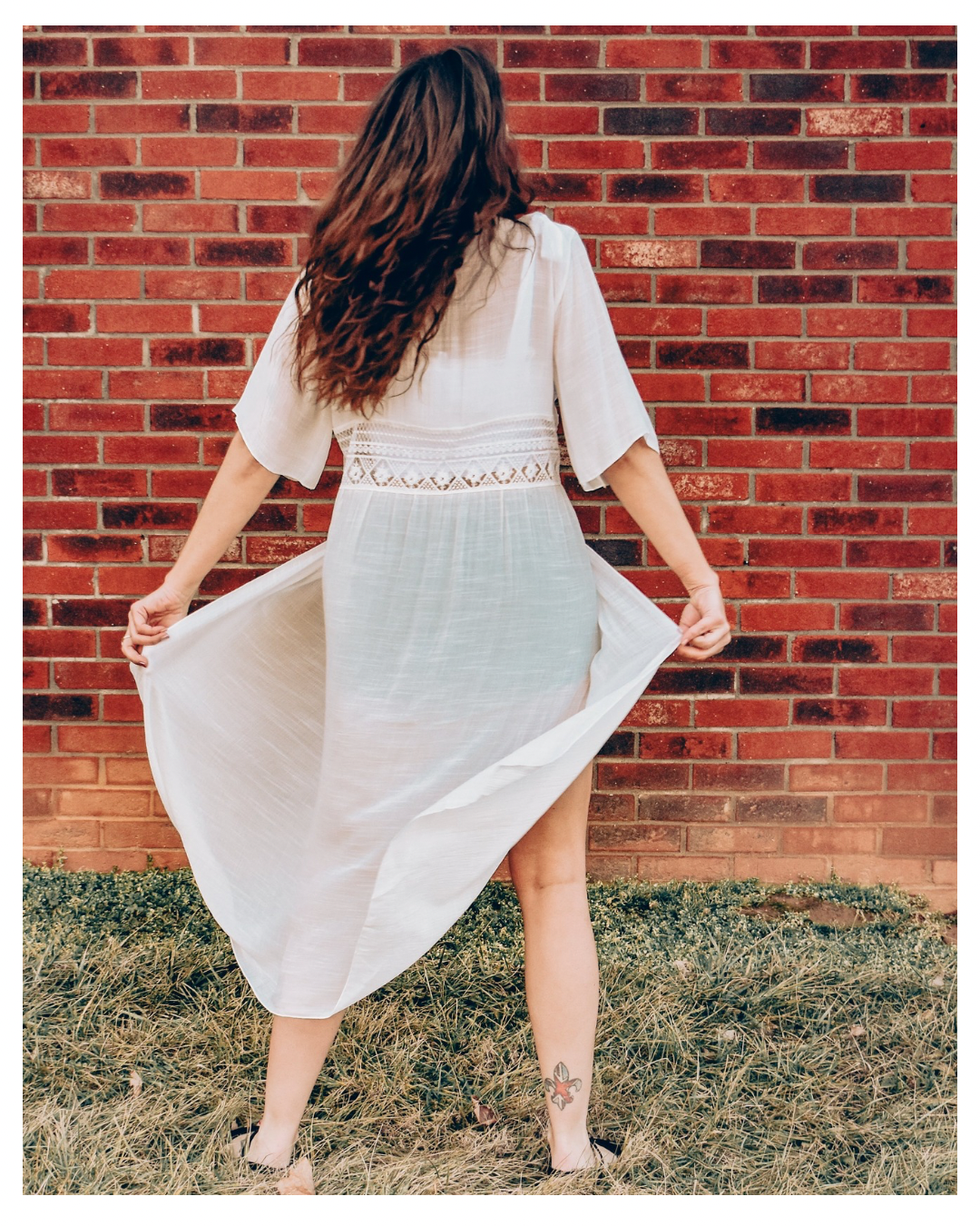 Cowgirl's Beach Wrap White