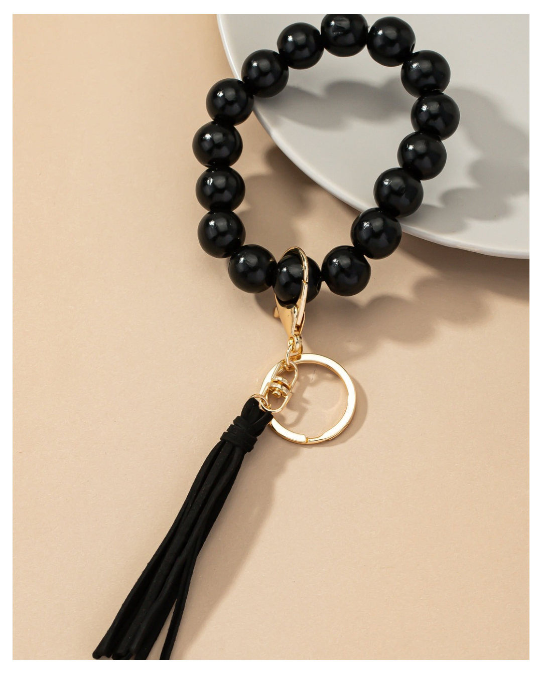 Wood Wristlet Key Chain