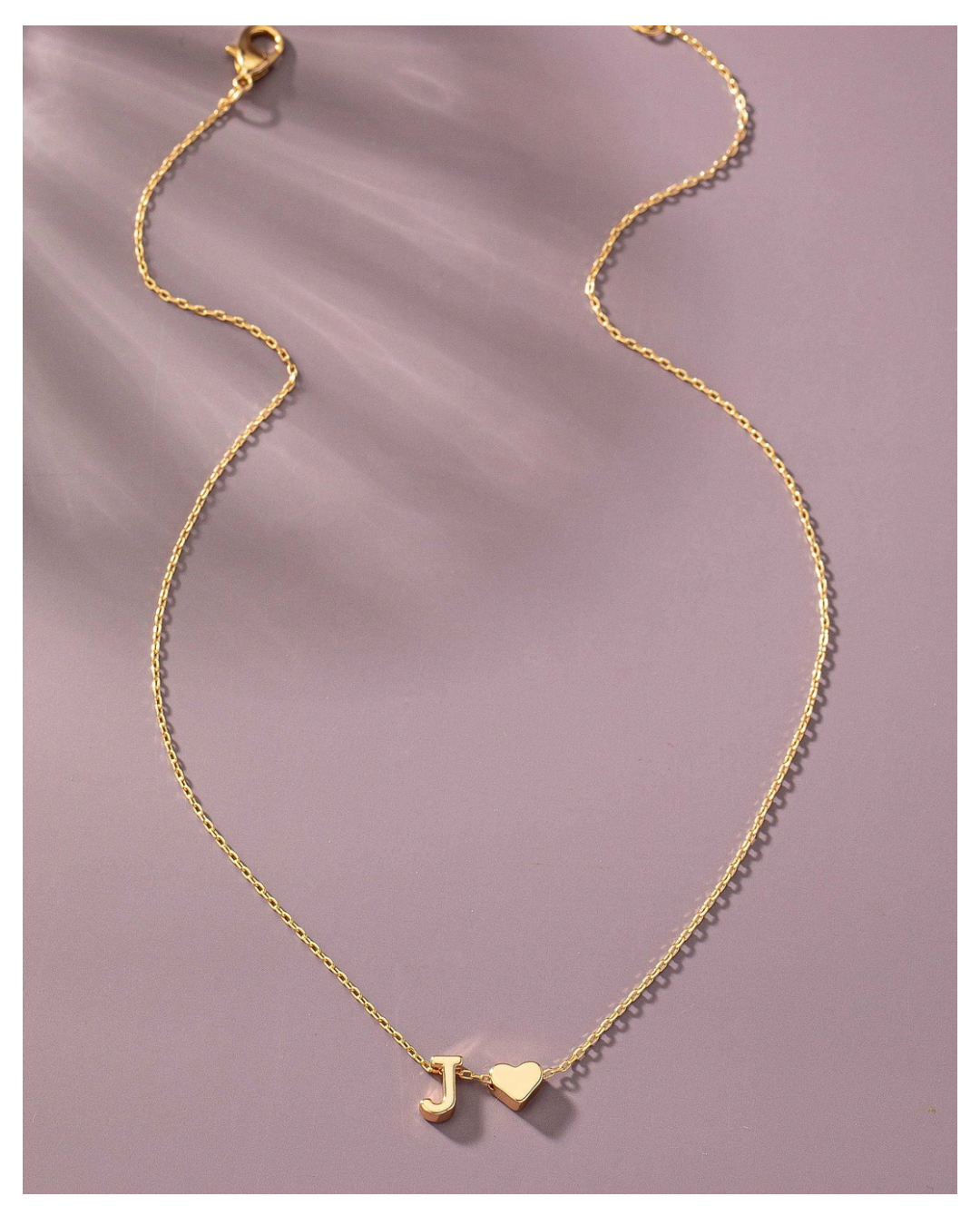 Initial Heart Necklace