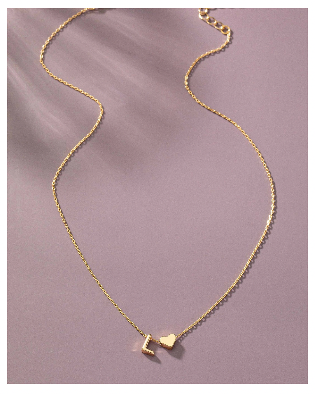 Initial Heart Necklace