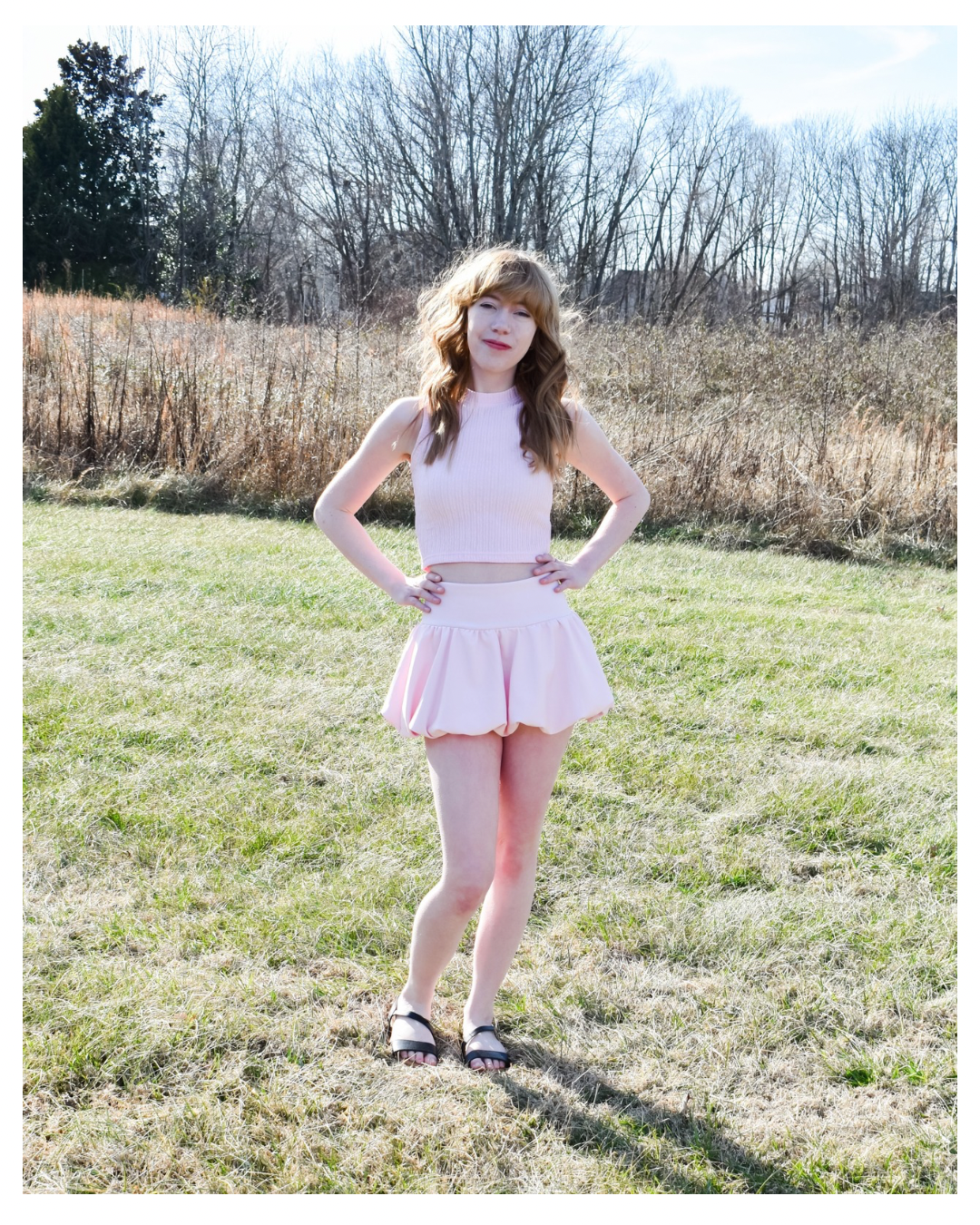 Golly Dolly Skort Pink