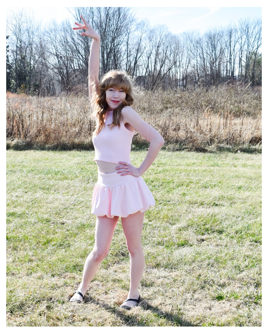 Golly Dolly Skort Pink