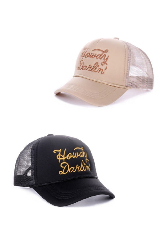 Howdy Darlin Mesh Trucker Cap