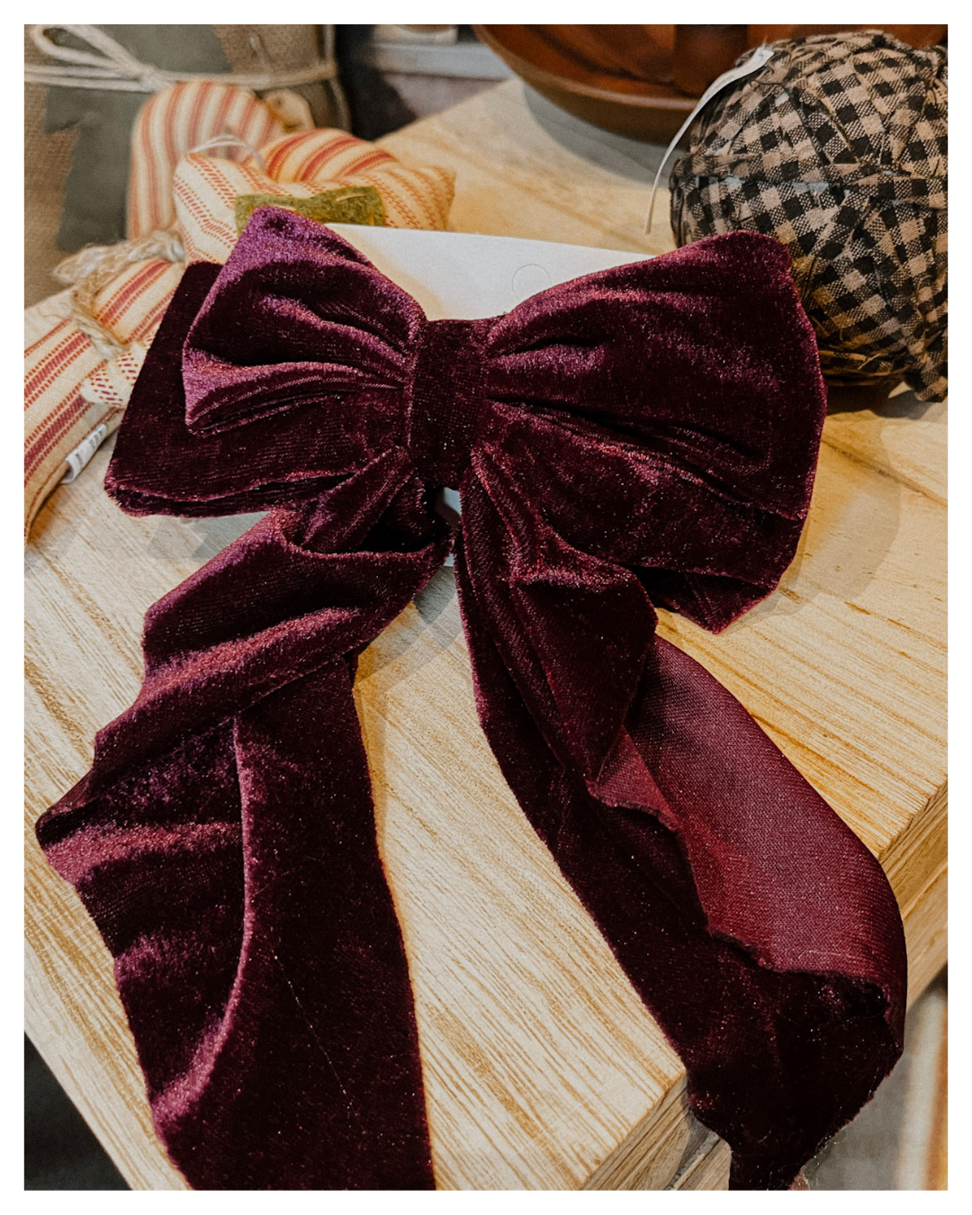 Velvet Bows