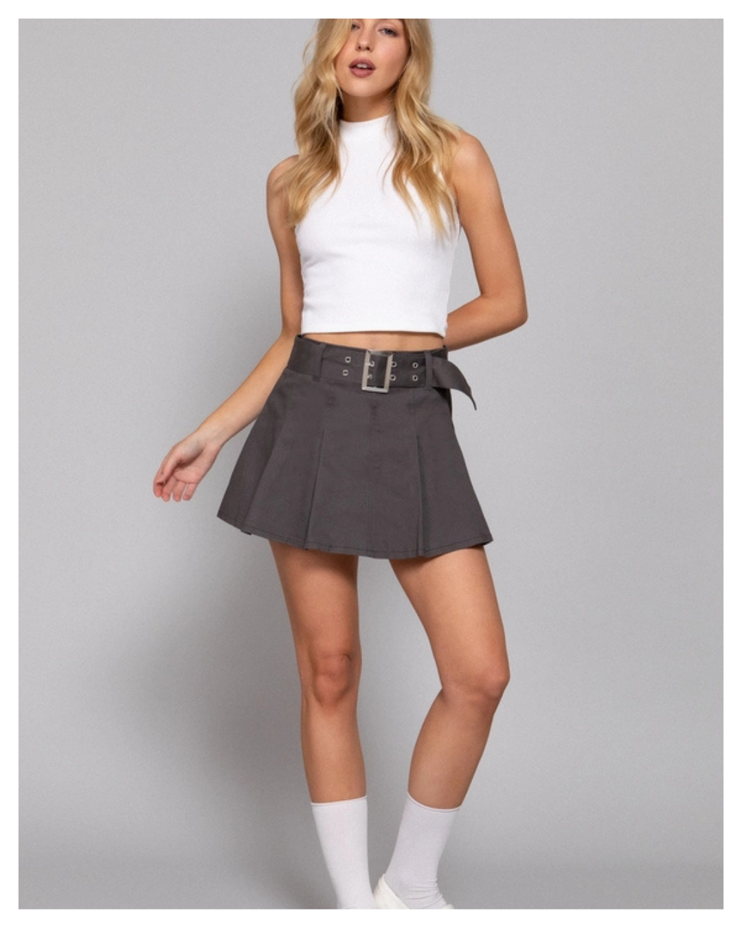 I'll Stay Mini Skirt