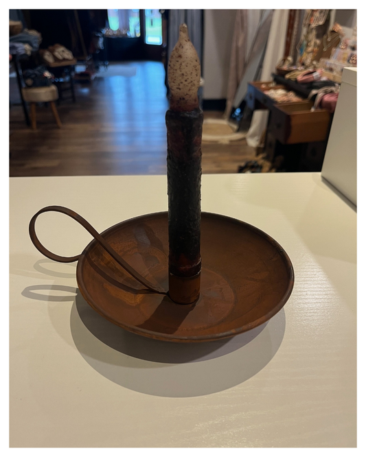 Colonial Taper Holder & Burnt Burgundy LED Tape