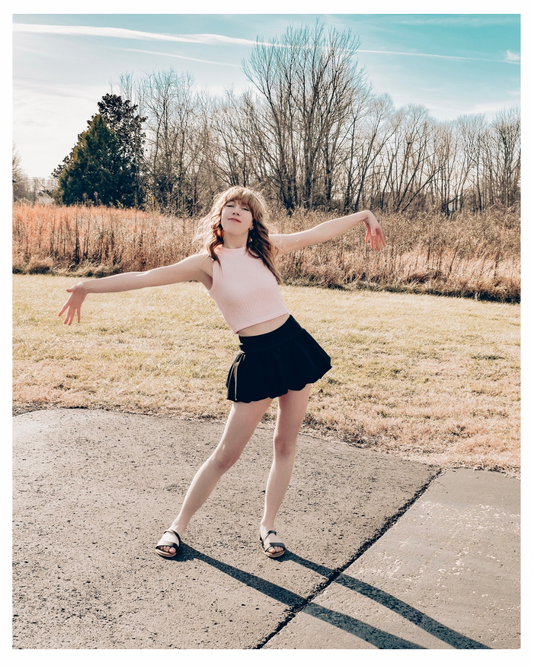 Golly Dolly Skort Black