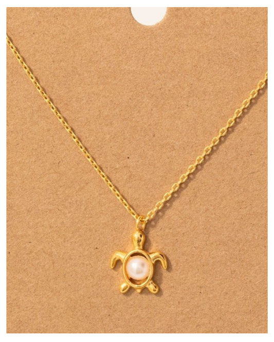 Turtle Pendant Necklace