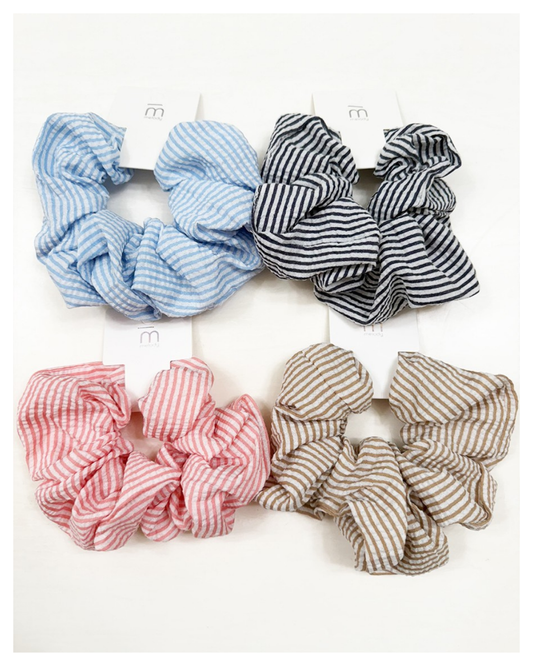 Stripe Large Scrunchie