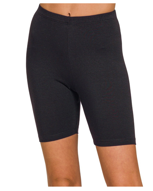 Premium Cotton Biker Shorts