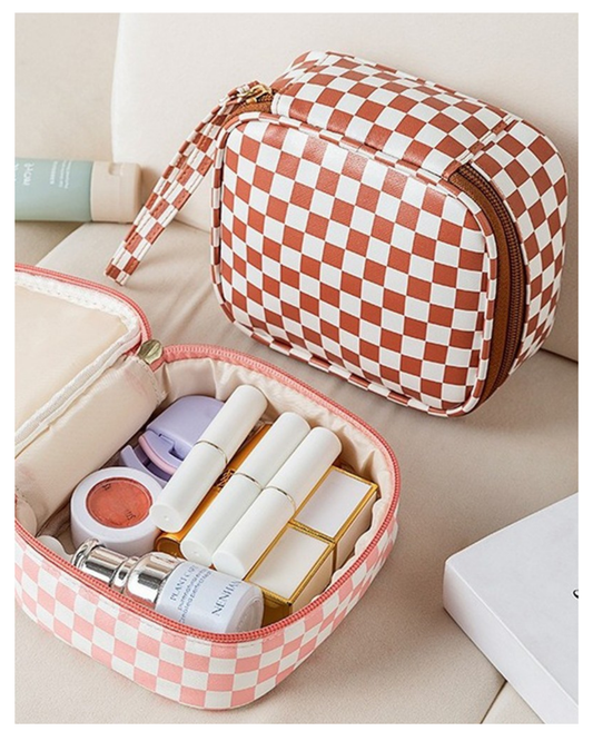 Checkered Travel Case