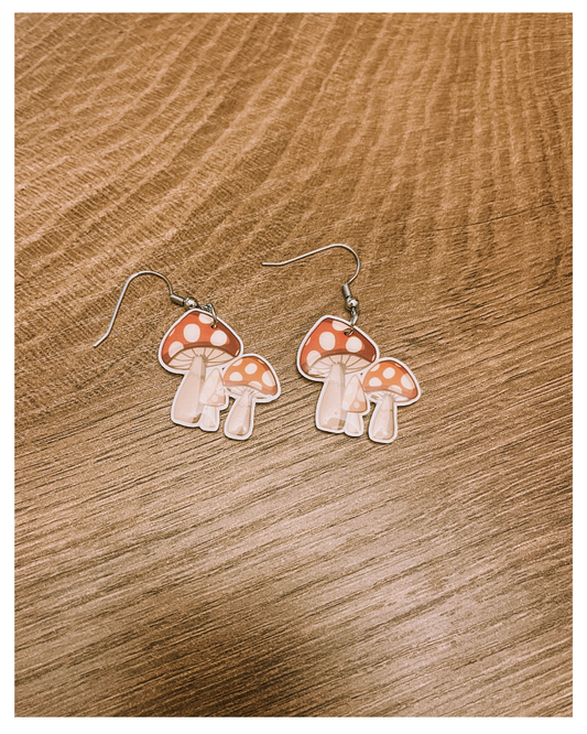 Mushroom Earrings
