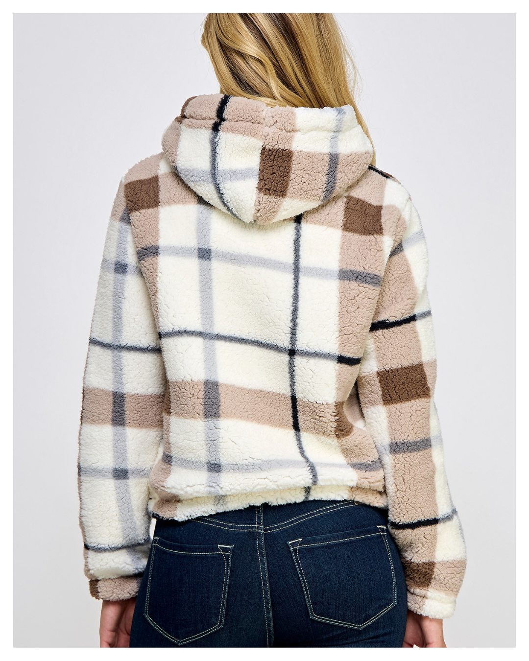 Fireside Plaid Sherpa Curvy