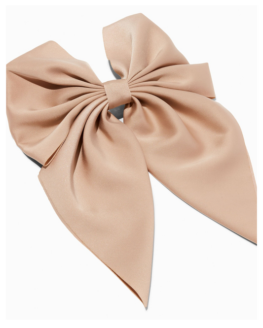 Elizabeth Stain Bow (Tan)