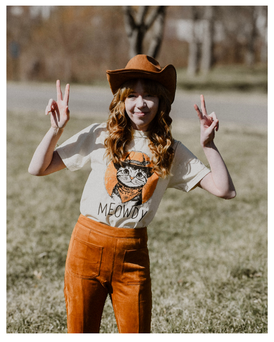 Meowdy Graphic Tee