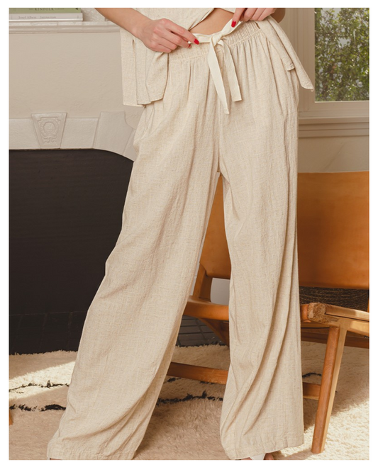If I Go Linen Pants